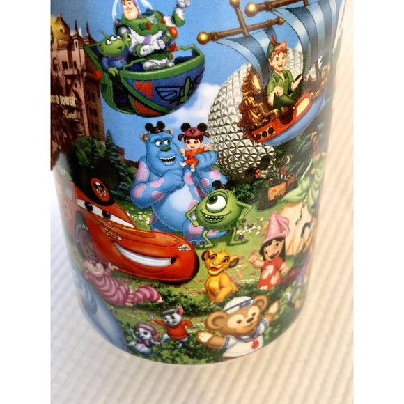 Pixar Disney Parks Walt Disney World Storybook GRANDPA Coffee Mickey Lilo Stitch - Picture 5 of 12